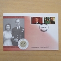 1997 Golden Wedding Anniversary HM Queen Elizabeth II First Day Cover Set - Ghana