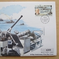 1994 D-Day 50th Anniversary 1 Crown Coin Cover - Isle of Man First Day Cover - Admiral Ramsay