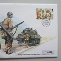 1994 D-Day Landings 50th Anniversary 1 Crown Coin Cover - Isle of Man First Day Cover - Gen Eisenhower