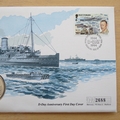 1994 D-Day Landings 50th Anniversary 1 Crown Coin Cover - Isle of Man First Day Cover - Walter B Smith