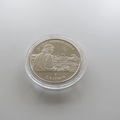 1994 D-Day Landings 50th Anniversary BU 1 Crown Coin - Isle of Man - General Omar Bradley