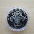 2013 Pope Francis 25 Rupees Silver Proof Coin Seychelles