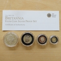 2011 Britannia Four Coin Silver Proof Set - Royal Mint