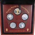 2012 Rugby World Cup Champions Silver Proof Coins Set - New Zealand Post