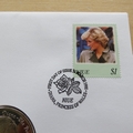 1998 Diana Princess of Wales Niue 1 Dollar Stamp & Coin Cover - Mercury First Day Cover