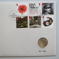 2018 The Great War 100th Anniversary 2 Pounds Coin Cover - Royal Mail First Day Covers