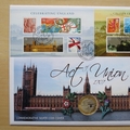 2007 Act of Union 300th Anniversary  Silver 2 Pounds Coin Cover - First Day Cover by Westminster