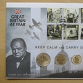 2010 Great Britain At War Multi Silver Coins Cover - First Day Cover by Westminster