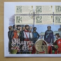 2015 Magna Carta 800th Anniversary Silver Proof 5 Pounds Coin Cover - First Day Cover by Westminster