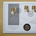 2016 Prince George of Cambridge Silver 20 Pounds Coin Cover - First Day Cover by Westminster