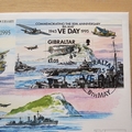 1995 50th Anniversary VE Day 5 Pounds Coin Cover - First Day Covers by Mercury