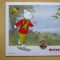 2020 Rupert Bear 100th Anniversary Silver 50p Pence Coin Cover - First Day Cover by Westminster