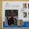 2020 The Queen's Official Birthday 1oz Silver Britannia Coin Cover - First Day Cover Westminster