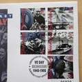 1995 50th Anniversary VE Day 2 Pounds Coin Cover - Guernsey First Day Covers by Mercury
