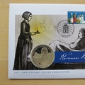 2020 Florence Nightingale 200th Anniversary Silver Proof 5 Pounds Coin Cover - First Day Cover