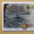 2020 The Mayflower 400th Anniversary Silver Proof 2 Pounds Coin Cover - First Day Cover Westminster