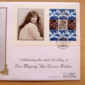 2000 The Queen Mother 100th Birthday Silver Proof 1 Pound Coin Cover - First Day Cover Mercury