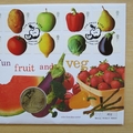 2003 Fun Fruit and Veg 1 Crown Coin Cover - First Day Cover by Mercury