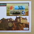 2006 Celebrating Scotland 1 Pound Coin Cover - First Day Cover by Mercury