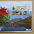 2009 Celebrating Wales 1 Pound Coin Cover - First Day Cover by Mercury