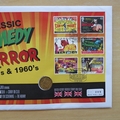 2008 Classic Comedy And Horror Three Pence Coin Cover - First Day Cover Mercury