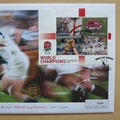 2003 England Rugby World Cup Champions 1 Pound Coin Cover - First Day Cover by Mercury