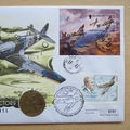 1996 Schneider Trophy Victory 65th Anniversary 1 Crown Coin Cover - First Day Cover by Mercury