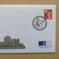 1995 Brilliant Uncirculated One Pound Coin for Wales 1 Pound Coin Cover - First Day Cover Royal Mint