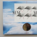 2000 Millennium Moment 5 Pounds Coin Cover - Royal Mail First Day Cover