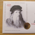 2019 Leonardo Da Vinci 500th Anniversary 1 Euro Coin Cover - First Day Covers Westminster