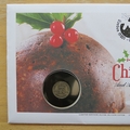 2018 Merry Christmas Silver Sixpence Coin Cover - First Day Cover Westminster