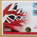 2019 Royal Air Force Red Arrows 2 Pounds Coin Cover - First Day Cover Westminster