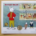 2020 Rupert Bear 100 Years 50p Pence Coin Cover - First Day Cover Westminster