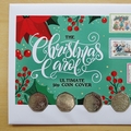 2020 The Christmas Carols Ultimate 50p x5 Pence Coin Cover - First Day Cover Westminster