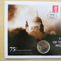 2020 End of Second World War 75th Anniversary 5 Pounds Coin Cover - First Day Cover Westminster