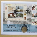 2020 Captain Cook Endeavour Voyage 2 Pounds Coin Cover - First Day Cover Westminster