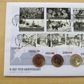 2019 D Day Landings 75th Anniversary 2 Pounds x3 Coin Cover - First Day Cover - Westminster