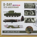 2019 D Day 75th Anniversary Guernsey 5 Pounds Coin Cover - First Day Cover Westminster