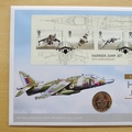 2019 Harrier Jump Jet 50th Anniversary 2 Pounds Coin Cover - First Day Cover Westminster