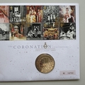 2003 The 50th Coronation Anniversary 5 Pounds Coin Cover - Royal Mail First Day Cover