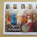 2017 Merry Christmas 5 Pounds Coin Cover - First Day Cover Westminster