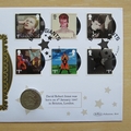 2017 David Bowie 1947 One Shilling Coin Cover - Benham First Day Cover