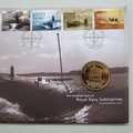 2001 Royal Navy Submarines 100th Anniversary Medal Cover - Royal Mail First Day Cover