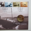 2001 Royal Navy Submarines 100th Anniversary Medal Cover - Royal Mail First Day Cover