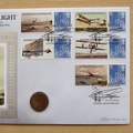 2009 1st Cross Channel Flight 100th Anniversary Penny Coin Cover - Benham First Day Cover