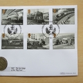 2010 Great British Railways 1 Shilling Coin Cover - Benham First Day Cover