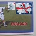 2002 England Football World Cup 1 Pound Coin Cover - Royal Mail First Day Covers