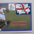 2002 England Football World Cup 1 Pound Coin Cover - Royal Mail First Day Covers