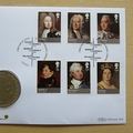 2011 The Royal House of Hanover 1 Dollar Coin Cover - Benham First Day Cover