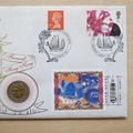 1997 Farewell Hong Kong 10 Dollars Coin Cover - Benham First Day Cover